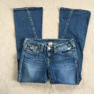 True Religion Brand Jeans Joey Big T Style# 10-503NBTC  Boot Cut - Size: 32